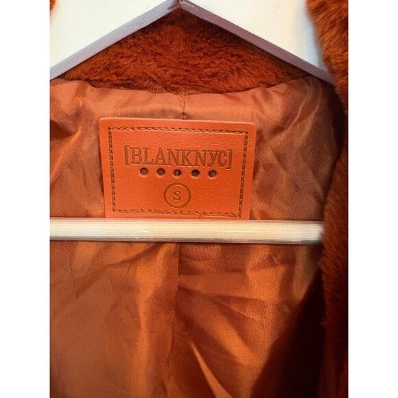 NWT BLANKNYC FAUX FUR COAT SIZE S - Picture 2 of 4